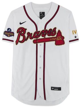 ATL Braves World Series Gold Jersey